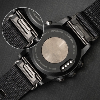 Jiaming Бързо сваляща се найлонова платнена каишка за Garmin Thai Iron Tactix7pro Watch Strap 26mm на склад