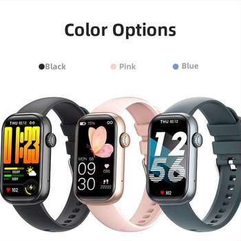 Határokon átnyúló új QS50 intelligens hívókarkötő 1,47 hüvelykes pulzusszámmal, vérnyomással és zeneszámokkal szabályozható lépésekben