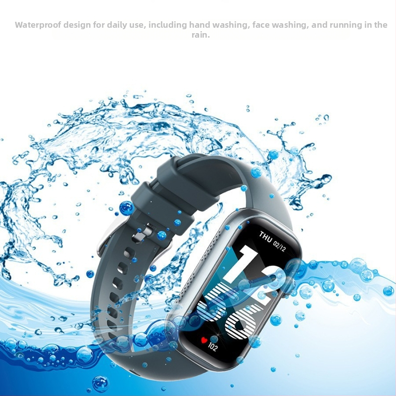 Nauja tarpvalstybinė QS50 išmanioji skambučių apyrankė, 1,47 colio, širdies ritmo, kraujospūdžio, muzikos valdymo žingsnis