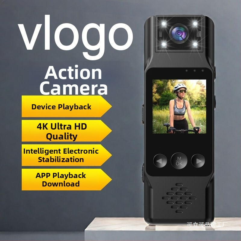 4K ultra-tiszta WiFi kamera kültéri sportkamera alkalmazható lovaglás rendészeti felvevő videofelvevő toll