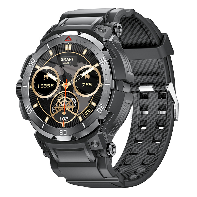 Piiriülene GT100PRO nutikell Bluetooth-kõne TWS-peakomplekt muusika esitamine NFC juurdepääsukontrolliga spordikell