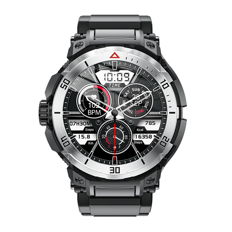 Piiriülene GT100PRO nutikell Bluetooth-kõne TWS-peakomplekt muusika esitamine NFC juurdepääsukontrolliga spordikell