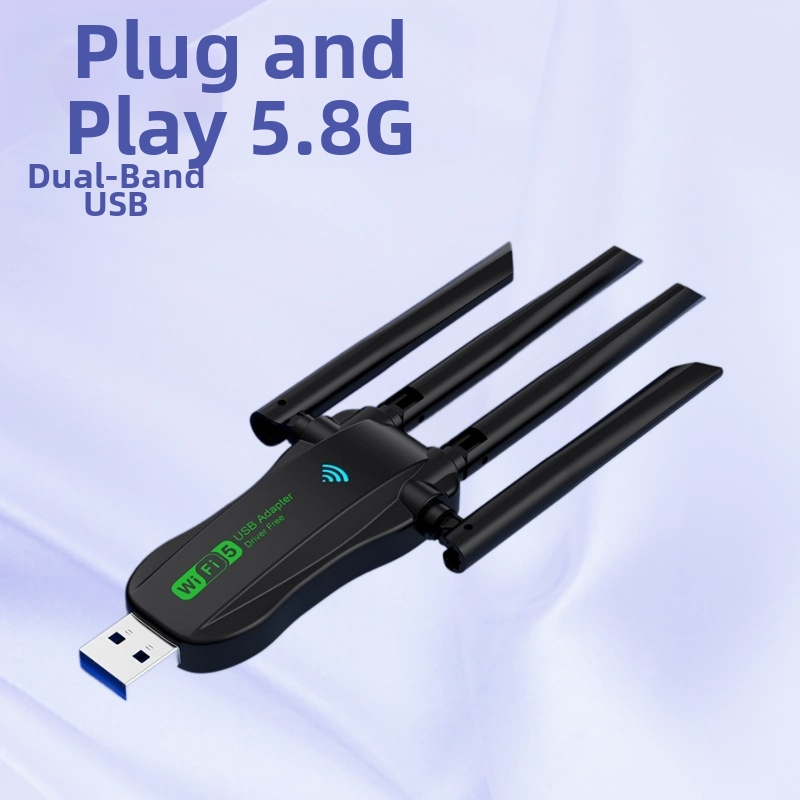 Draiverivaba 5g kahesageduslik USB traadita võrgukaart wifi laiendatud võrgu ruuter kodumuundur repiiter