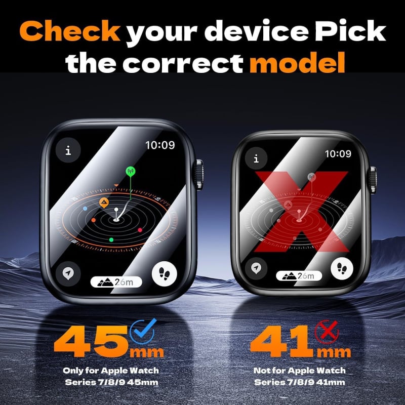 Taikoma „Apple iwatch“ dulkių neturinčiai salono laikrodžių plėvelei „s9/8/7/6/5/4/se“ plėvelės artefaktui, itin sekundžių pleistro dėžutei