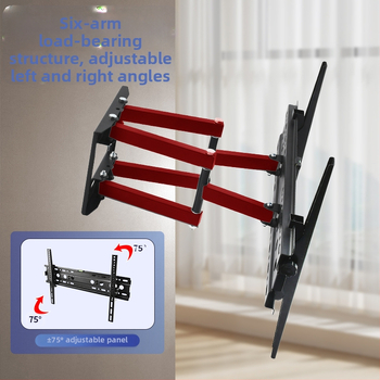 Suport de afișare LCD TV telescopic cuier de perete de uz casnic 32-80 inch ecran rotativ balansoar cuier