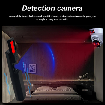 T011 kaameradetektor, tulistamisvastane, jälgimisvastane, positsioneerimisvastane, infrapunane akna skaneerimine, reisiturvalisus