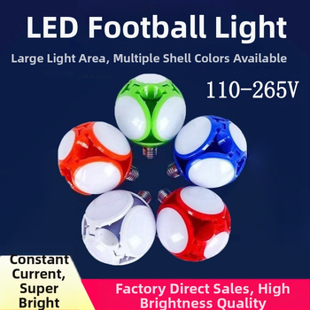 Kokkupandav LED-jalgpallivalgusti garaaživalgusti 40 W suure heledusega sissetõmmatav pirn, konstantse vooluga pirn