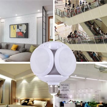 Kokkupandav LED-jalgpallivalgusti garaaživalgusti 40 W suure heledusega sissetõmmatav pirn, konstantse vooluga pirn