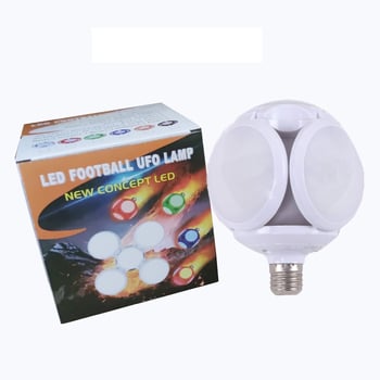 Kokkupandav LED-jalgpallivalgusti garaaživalgusti 40 W suure heledusega sissetõmmatav pirn, konstantse vooluga pirn