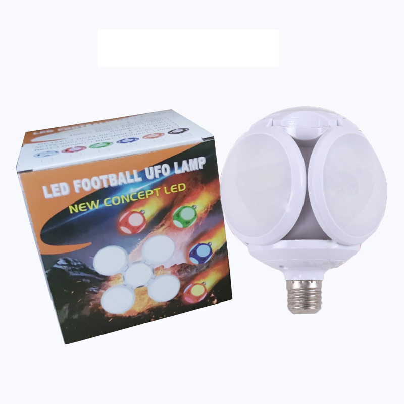 Kokkupandav LED-jalgpallivalgusti garaaživalgusti 40 W suure heledusega sissetõmmatav pirn, konstantse vooluga pirn