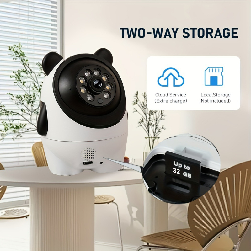 Pārrobežu 5 collu ekrāna bērnu monitors Bērnu monitors atbalsta temperatūras un raudāšanas noteikšanu