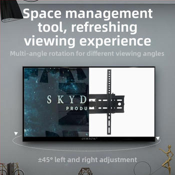 Suport rotativ telescopic pentru TV de 26-55 inch, suport TV pentru monitor LCD, marcă universală, telescopic rotativ