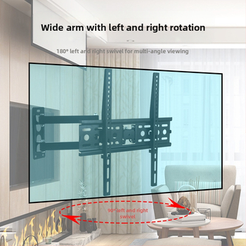 Suport rotativ telescopic pentru TV de 26-55 inch, suport TV pentru monitor LCD, marcă universală, telescopic rotativ