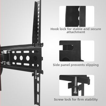 Suport rotativ telescopic pentru TV de 26-55 inch, suport TV pentru monitor LCD, marcă universală, telescopic rotativ