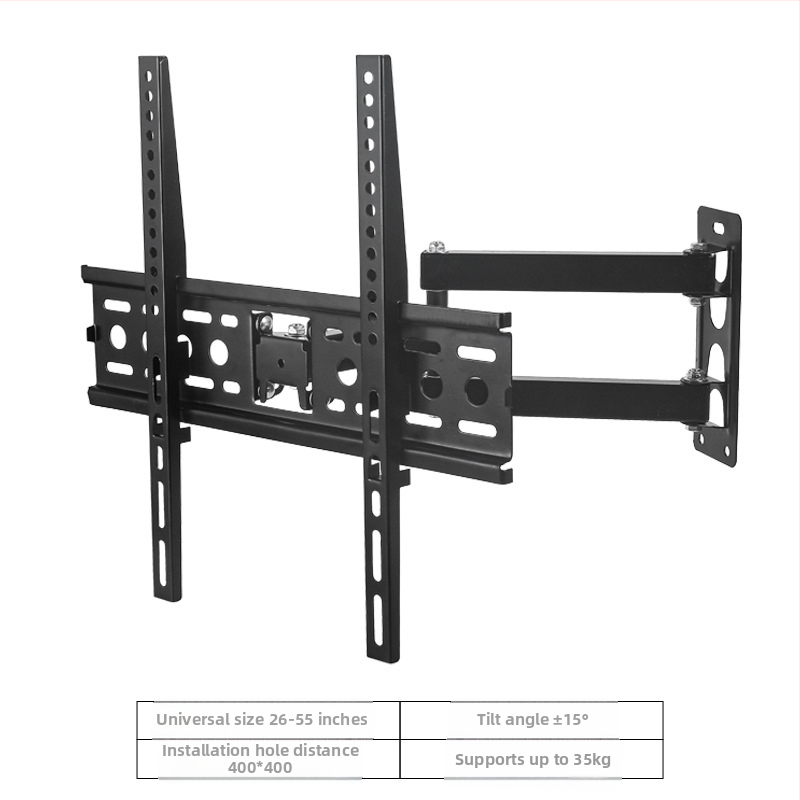 Suport rotativ telescopic pentru TV de 26-55 inch, suport TV pentru monitor LCD, marcă universală, telescopic rotativ