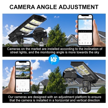 4G/WIFI HD päikeseenergial töötav tänavavalgustuse jälgimine välistingimustes kasutatav päikesekaamera päikesekaamera