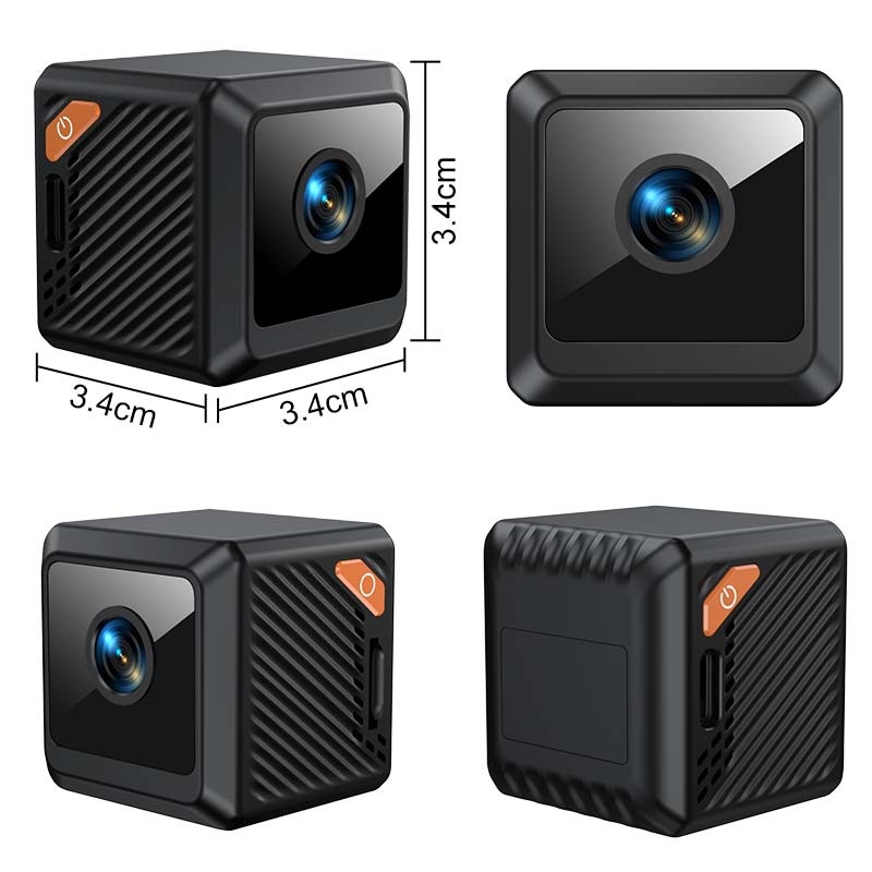 W02 Pārrobežu jauna kamera HD 1080P drošība 140° novērošanas kamera Mājas bezvadu kamera