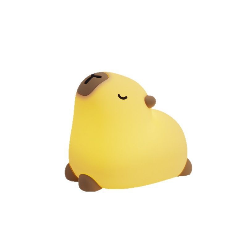 Meditációs Kabi Bala éjszakai fény, hangulat, asztali díszek, Pat Light, hálószoba, éjjeliszekrény, USB töltő, szilikon éjszakai fény