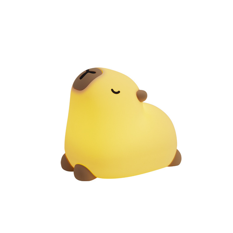 Meditációs Kabi Bala éjszakai fény, hangulat, asztali díszek, Pat Light, hálószoba, éjjeliszekrény, USB töltő, szilikon éjszakai fény