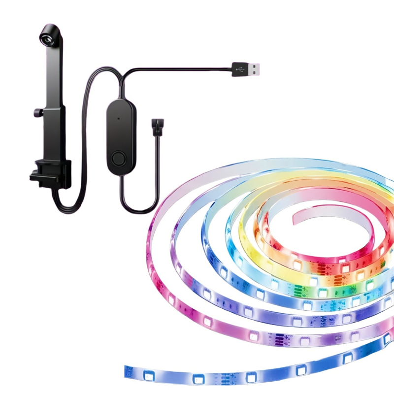 „TV Tv Phantom Color To paties ekrano“ televizoriaus foninis apšvietimas, išmaniojo ekrano foninis apšvietimas, ekrano sinchronizavimas, ekrano susiejimo šviesa