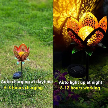 Διασυνοριακές εκρήξεις ηλιακή σιδερένια λάμπα γκαζόν ηλιακή σιδερένια λάμπα γκαζόν φανάρι