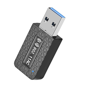 Placă de rețea wireless mini 1300m 2.4G/5G cu frecvență dublă, placă de rețea USB pentru computer, placă de rețea wireless wifi, recepție și transmisie