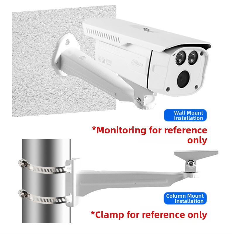 Подсилена стенна колона 708 Железна скоба за камера тип „патешка човка“ Универсална скоба за камера тип „патешка човка“ за вътрешна и външна употреба Универсална
