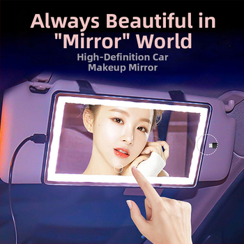 LED-es autós sminktükör napellenző töltőfényű tükör intelligens fényű autós kellékek szépségápolási sminktükör határokon átnyúló külkereskedelem