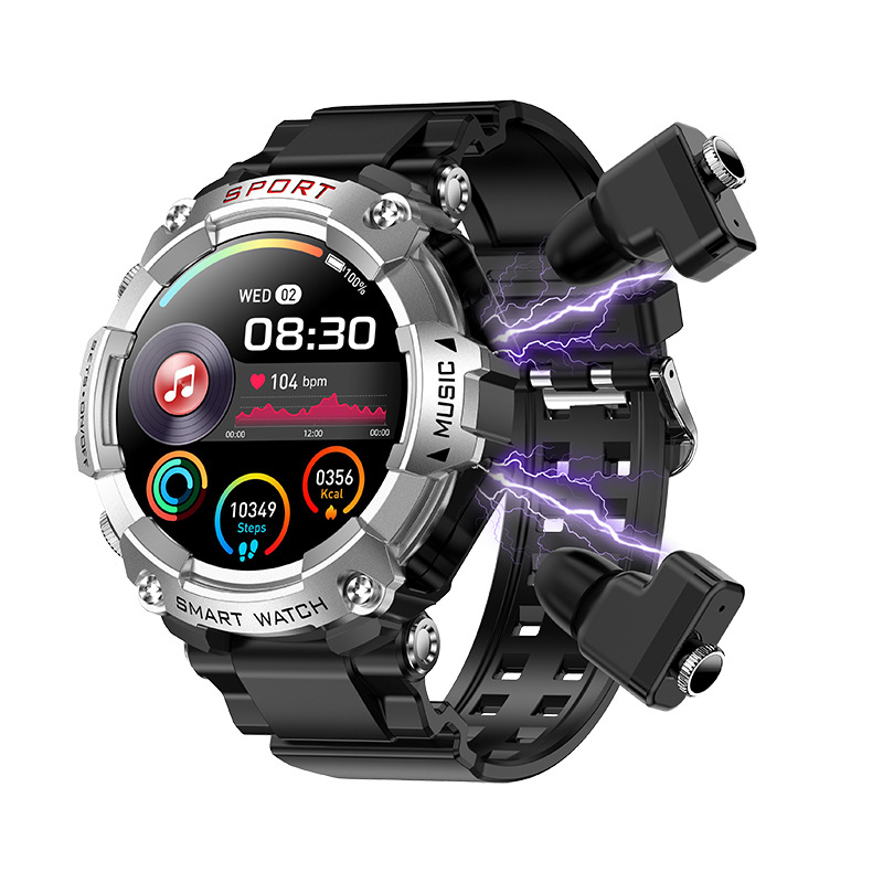 T96 nutikell TWS binaural kaks-ühes kõne kuulamine laulu mäluga spordikell Beit Jia kaubamärgi tehas