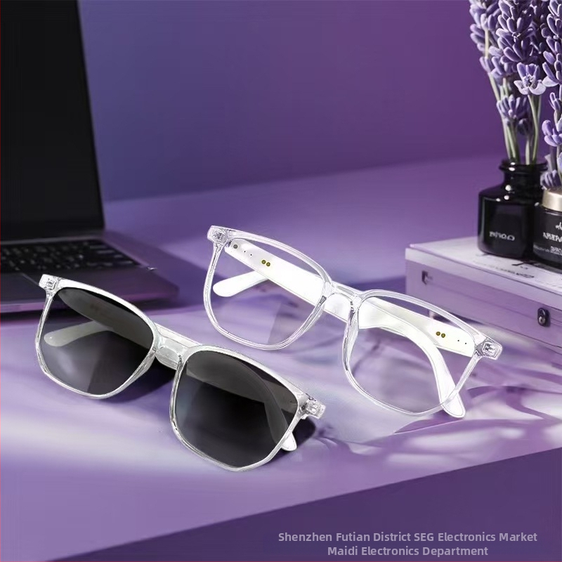 Трансгранични интелигентни очила Bluetooth очила слънчеви очила поляризирани анти-ултравиолетови анти-синя светлина песен обаждане сменяеми лещи