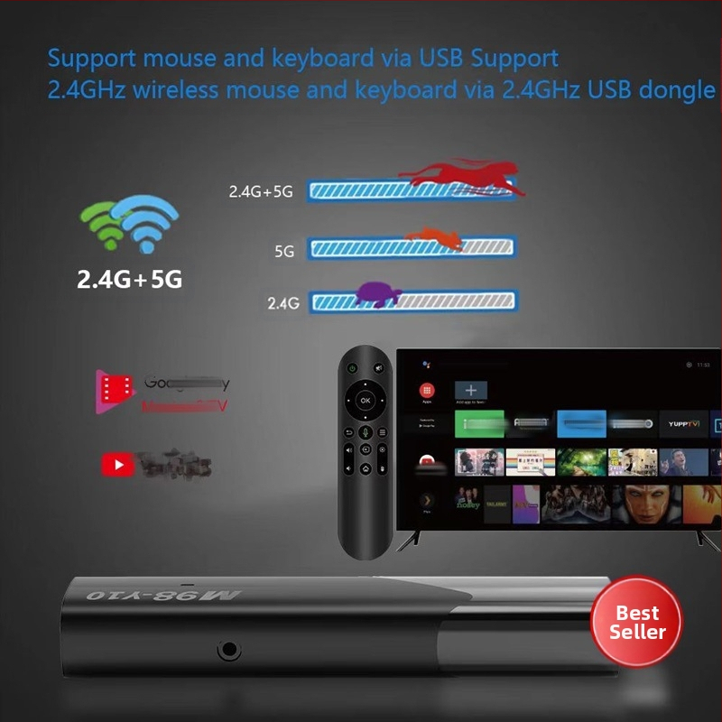 Трансграничен M98-Y10 Android 13.0 HD плейър, предназначен за безжичен износ