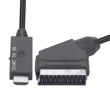 SCART uz HDMI video pārveidotājs SCART uz HDMI slotas galvas HD TV pārveidotājs 1080p