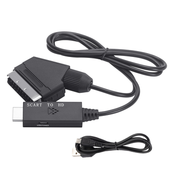 SCART uz HDMI video pārveidotājs SCART uz HDMI slotas galvas HD TV pārveidotājs 1080p