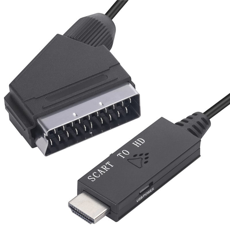 SCART към HDMI видео конвертор SCART към HDMI HD TV конвертор 1080p