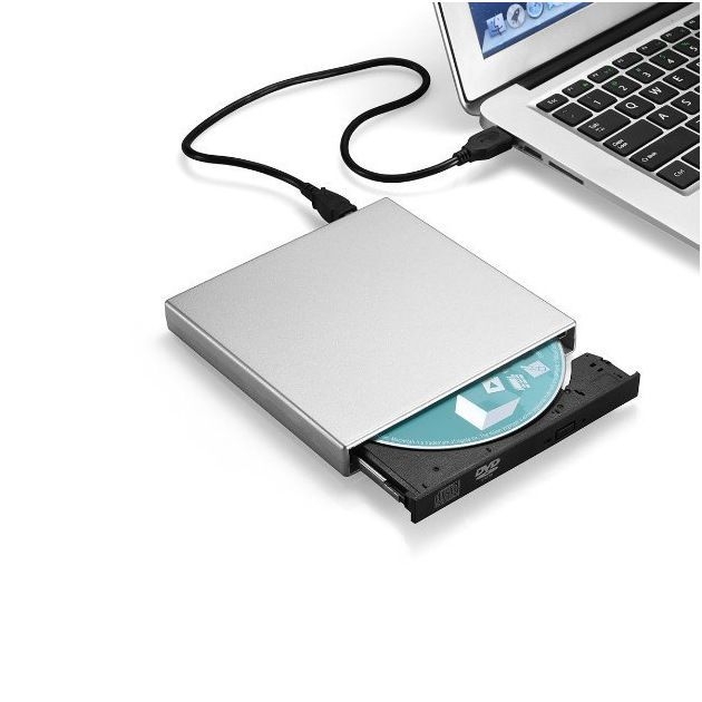 Ražotājs Neutral USB 2.0 ārējais DVD optiskais diskdzinis 24 ātrumu CD DVD ierakstītājs ārējais CD pārnēsājamais ārējais optiskais diskdzinis