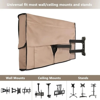 Lauko televizoriaus uždangalai, atsparūs vandeniui ir apsaugai nuo saulės, lauko televizoriaus uždangalai, išpardavimas per sieną