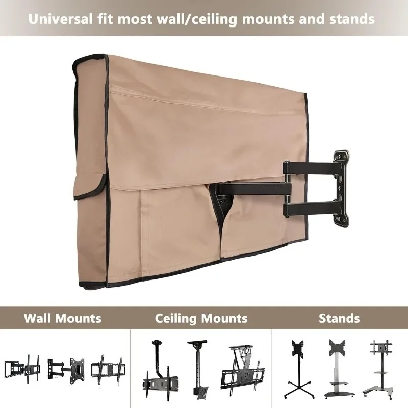 Lauko televizoriaus uždangalai, atsparūs vandeniui ir apsaugai nuo saulės, lauko televizoriaus uždangalai, išpardavimas per sieną