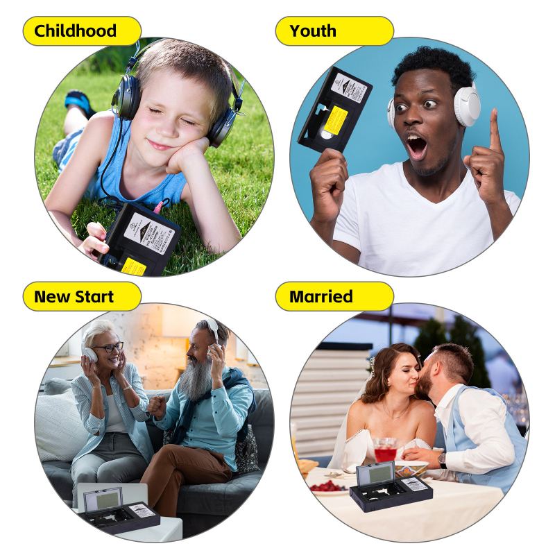 Originaalvideokassett VHS-ist VHSC 1/2 videokassetile konverteerimiskarp Adapterkarp MiniDV/Hi8 ei ühildu