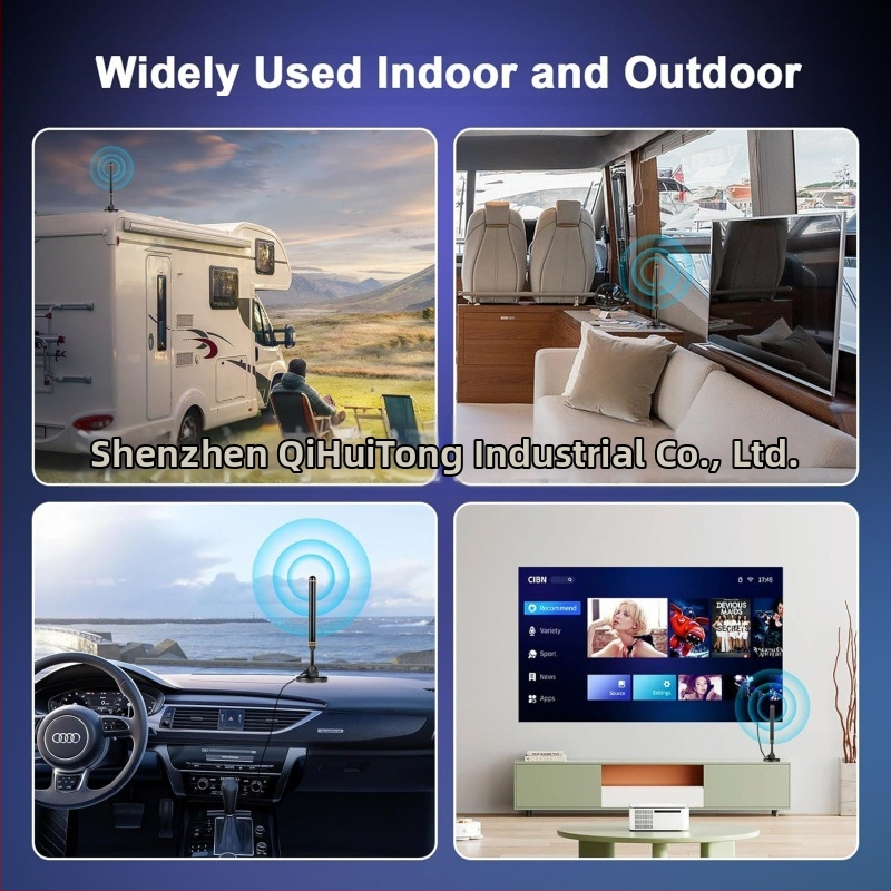 Нова водоустойчива 4K HD вътрешна и външна цифрова телевизионна антена с усилвател на сигнала, HDTV антена