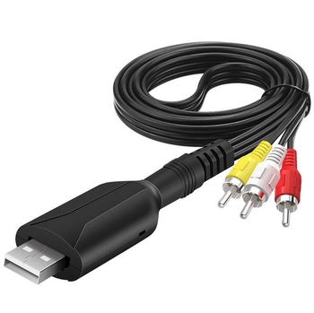 VHS-adapterikaabel USB2.0 salvestuskaart AV-video salvestuskaart USB-st RCA-ks, heli ja video teisendamine