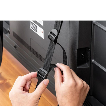 Sanwa Supply topeltklambriga teleri ümberkukkumisvastane rihm, löögivaba teleri kukkumisvastane rihm, reguleeritav kinnitusrihm