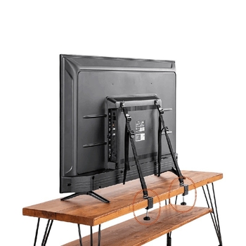 Sanwa Supply topeltklambriga teleri ümberkukkumisvastane rihm, löögivaba teleri kukkumisvastane rihm, reguleeritav kinnitusrihm