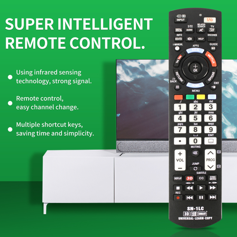 SN-1Lc sobib Sony Sony multifunktsionaalse teleri kaugjuhtimispuldiga SN-1Lc infrapunakaugjuhtimispult Sony jaoks