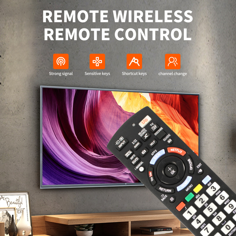 SN-1Lc sobib Sony Sony multifunktsionaalse teleri kaugjuhtimispuldiga SN-1Lc infrapunakaugjuhtimispult Sony jaoks