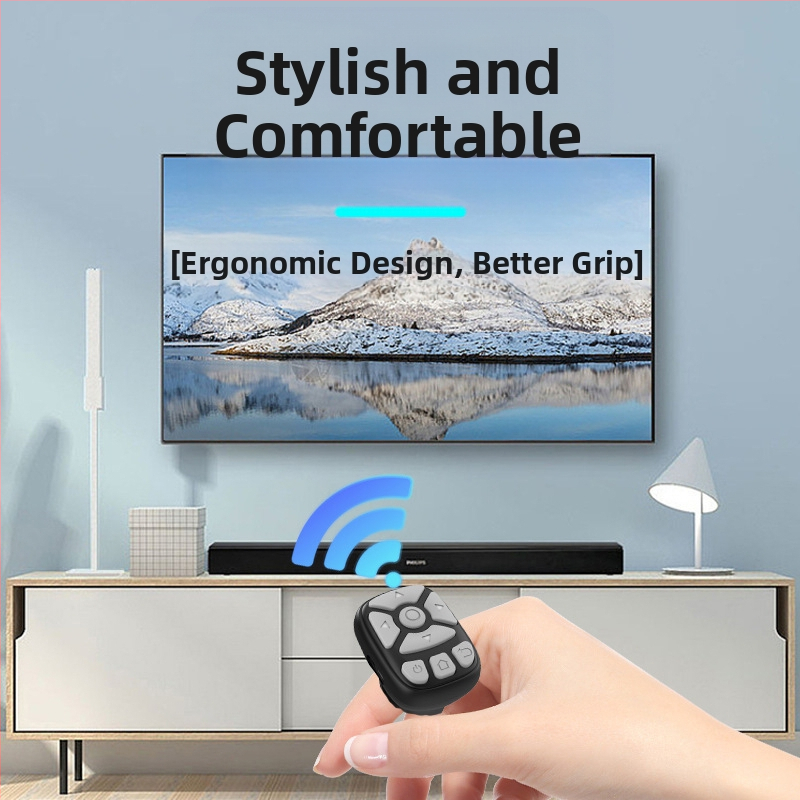 Ново безжично Bluetooth дистанционно управление с презареждаща се батерия Lazy с ултра дълъг живот, напълно универсално дистанционно управление за телевизор