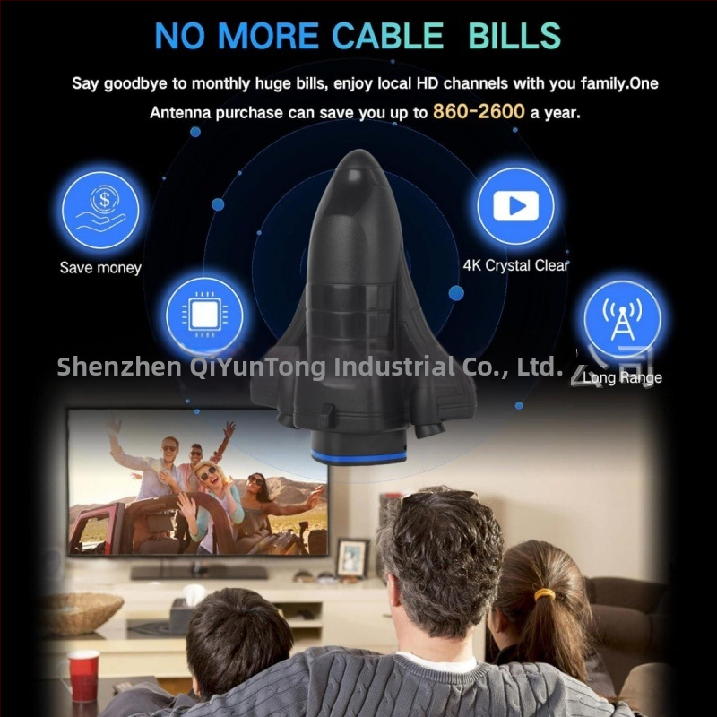 Amazon Private Model Нова вътрешна и външна телевизионна антена HDTV антена DVB-T2 High-Definition цифрова телевизионна антена