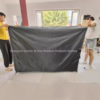 Pārrobežu ražotāju pārvietojams TV pārsegs TV pārsegs iekštelpu un āra vertikāls TV putekļu pārsegs Oksfordas audums