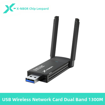 Κάρτα ασύρματου δικτύου Xinbao 1300Mbps Κάρτα ασύρματου δικτύου 5g Gigabit διπλής ζώνης χωρίς πρόγραμμα οδήγησης Δέκτης Wifi υπολογιστή