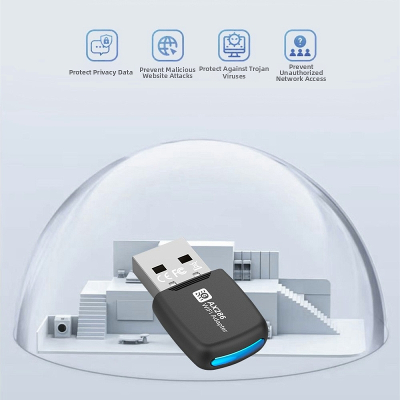 Wifi6 безжична мрежова карта без драйвери 286M настолен лаптоп USB безжичен WiFi приемник AP предавател