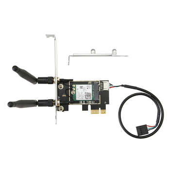 Κάρτα προσαρμογέα M.2 NGFF σε PCIE WIFI6 κατάλληλη για κάρτα ασύρματου δικτύου AX210 AX200 για επιτραπέζιους υπολογιστές διπλής ζώνης